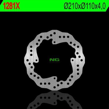 NG1281X TARCZA HAMULCOWA KTM SX 85 11-13 (210X110X4) KTM 250/350 FREERIDE (12-14)