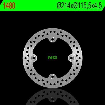 NG1480 TARCZA HAMULCOWA CAN-AM 500/650/800/1000 RENEGATE/OUTLANDER (214X115,5X4,5) (4X8,5MM)