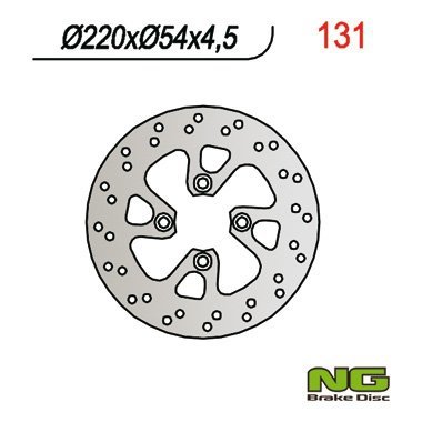NG131 TARCZA HAMULCOWA YAMAHA YP 125 MAJESTY 96-98 (220x54x4,5)