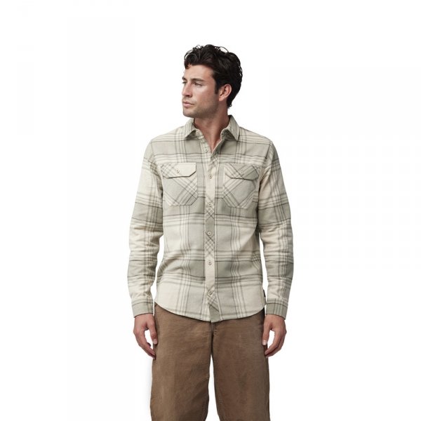 FOX KOSZULA  CODZIENNA TRAILDUST FLANNEL CREAM