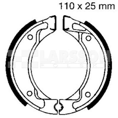 Szczęki hamulcowe komplet EBC 518 4200225 Yamaha DT 50, SR 125
