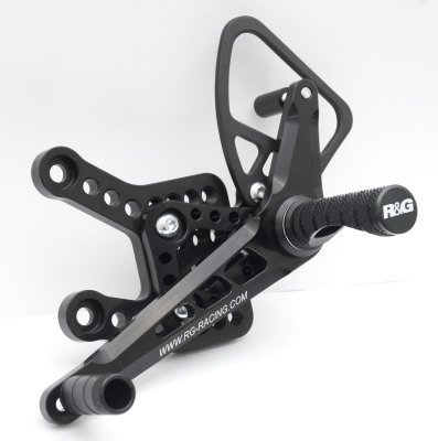 Podnóżki Regulowane RG Racing Bmw S1000Rr, Zestaw Black