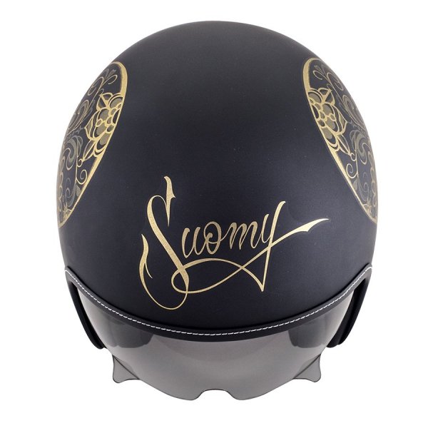 Kask SUOMY ROKK calavera BLACK/GOLD