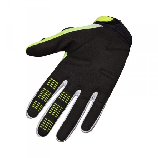 FOX RĘKAWICE OFF-ROAD 180 HELLO FUTURE WHITE/YELLO