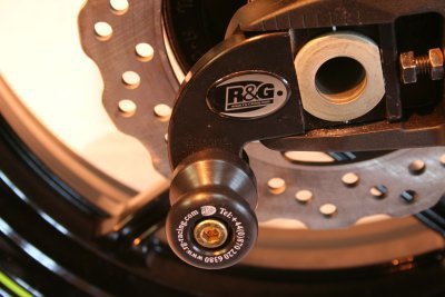 Rolki Wahacza RG Racing Offset Kawasaki Zx6-R 07- Black