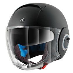 Kask otwarty SHARK NANO BLANK kolor czarny/matowy