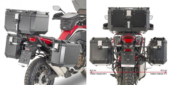 GIVI PLO1179CAM STELAŻ KUFRÓW BOCZNYCH ONE-FIT CAM HONDA CRF1100L