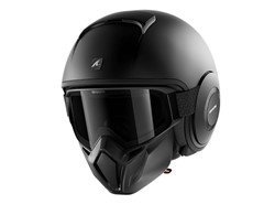 Kask otwarty SHARK STREET-DRAK BLANK czarny/mat