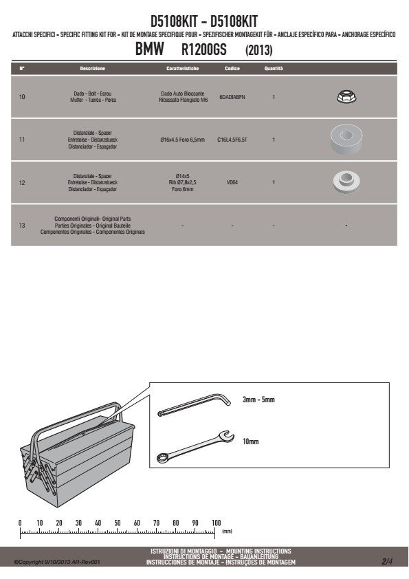 GIVI 5108DT MOCOWANIE SZYBY