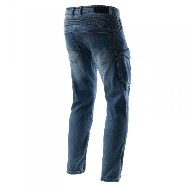 REBELHORN SPODNIE JEANS VANDAL MONOLAYER WASHED BL