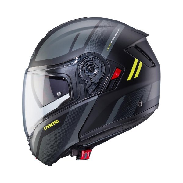 CABERG KASK SZCZĘKOWY FLIP-UP LEVO X  CZ MAT/SZ/ŻÓ
