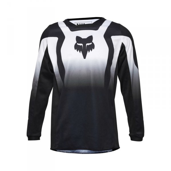 FOX BLUZA OFF-ROAD JUNIOR 180 LEAN BLACK/WHITE