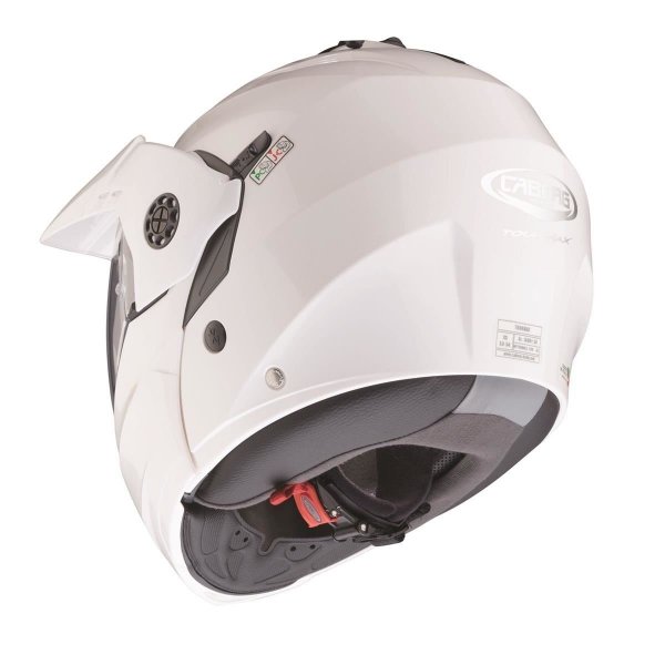 CABERG KASK SZCZĘKOWY FLIP-UP ENDURO TOURMAX BIAŁY