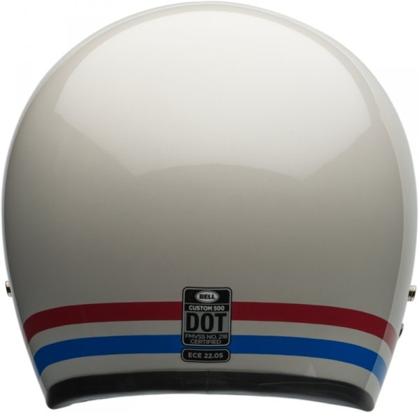 BELL KASK OTWARTY C 500 ECE6 STRIPES PEARL WH R BL