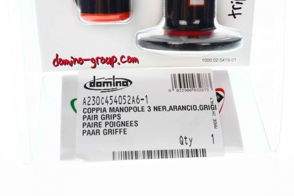 Domino Manetki A230 118mm czarno - pomarańczowy
