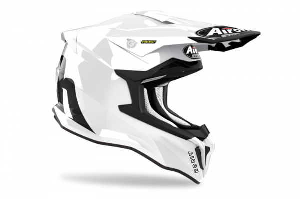 AIROH KASK OFF-ROAD STRYCKER COLOR WHITE GLOSS