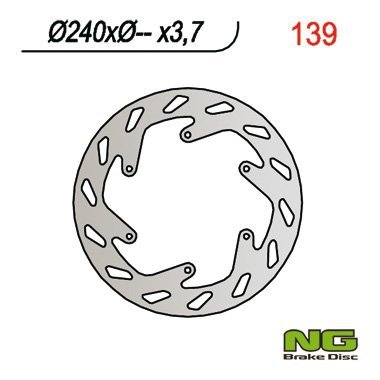 NG139 TARCZA HAMULCOWA PRZÓD KTM GS/EGS/LC4 (240x