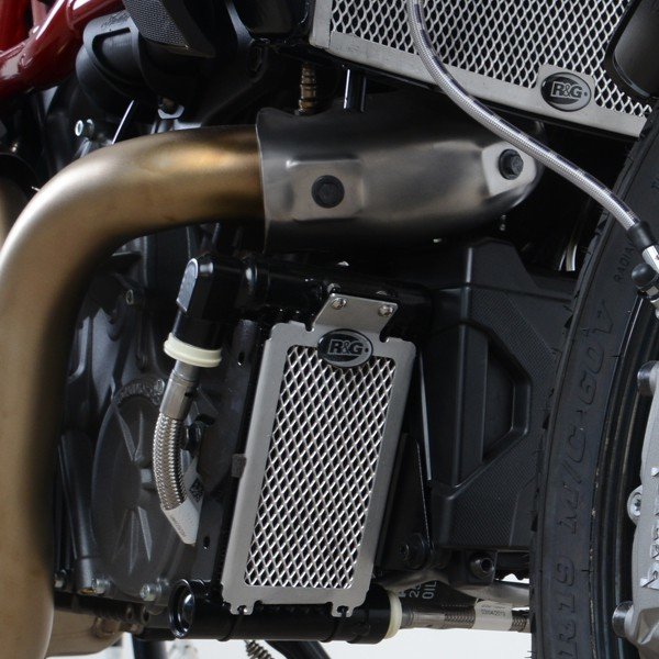 Osłona Chłodnicy Oleju RG Racing Indian Ftr1200(S) 19- Black