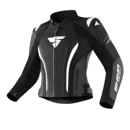 SHIMA KURTKA SKÓRZANA MIURA 2.0 JKT BLACK/WHITE