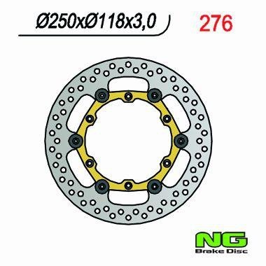 NG TARCZA HAMULCOWA PRZÓD YAMAHA YZ/YZF PŁYWAJĄCA NG276
