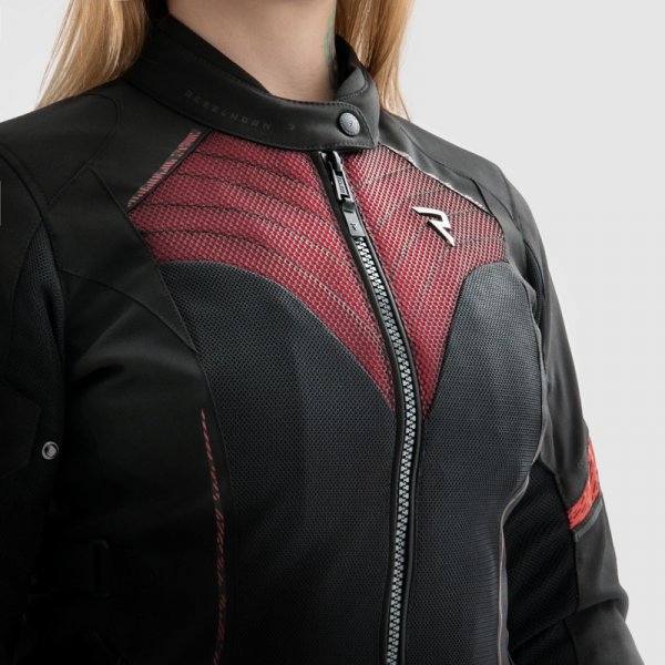 REBELHORN KURTKA TEKSTYLNA JAX LADY BLACK/RED