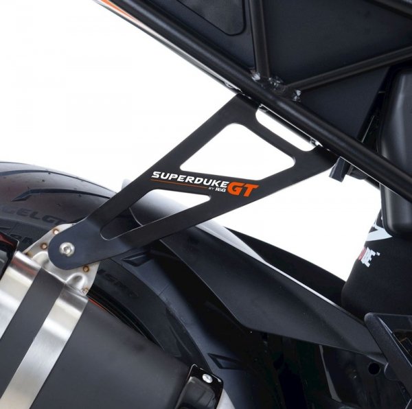 Mocowanie Wydechu + Zaślepka Podnóżka RG Racing Ktm Super Duke Gt 16- Black