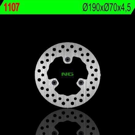 NG1107 TARCZA HAMULCOWA APRILIA 125/200/250/300/500 ATLANTIC (190X70X4,5) (3X8,5MM)