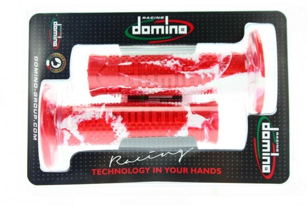 Domino Manetki SNAKE czerwono- białe