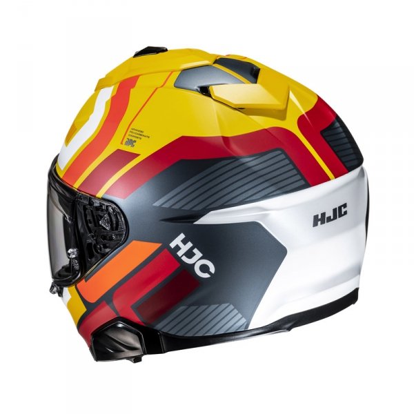 HJC KASK INTEGRALNY I71 VIZ YELLOW/RED