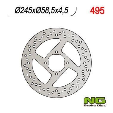 NG495 TARCZA HAMULCOWA YAMAHA YFM 350 WARRIOR '00-'03 (245x58,5x4,5)