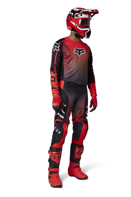 FOX BLUZA OFF-ROAD 180 LEED FLUO RED