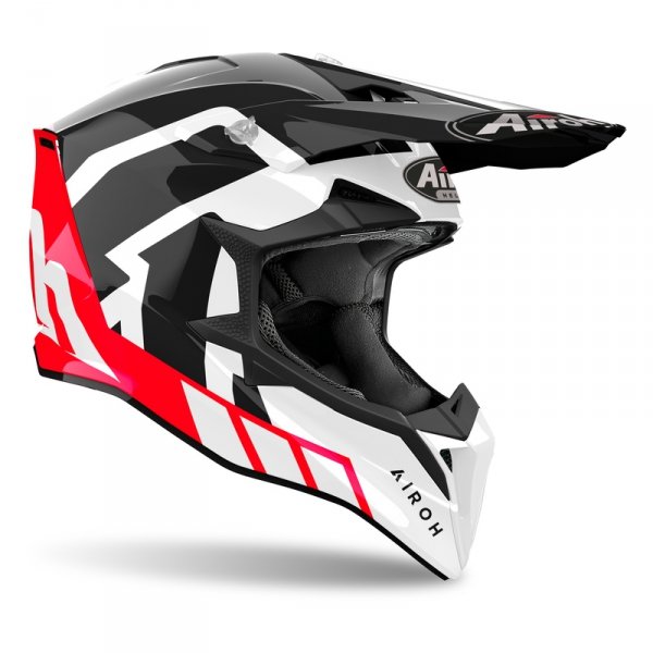 AIROH KASK OFF-ROAD WRAAAP RELOADED RED GLOSS