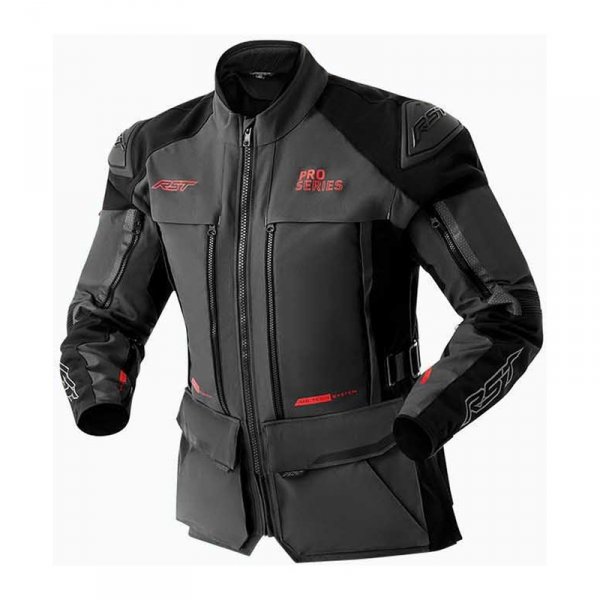 Kurtka motocyklowa tekstylna RST Pro Series Adventure D3O Grey Black