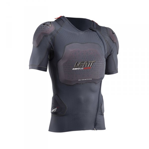 T-Shirt z ochraniaczami Leatt 3Df Airfit Lite Evo Black