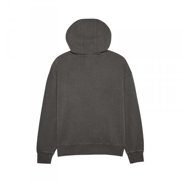 FOX BLUZA KAPTUR WORDMARK OVERSIZED FLEECE  PEWTER
