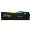 Pamięć DDR5 Kingston Fury Beast RGB 16GB (1x16GB) 4800MHz CL38 1,1V Czarna - USZ OPAK