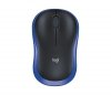Mysz bezprzewodowa Logitech M185 optyczna czarno-niebieska - USZ OPAK