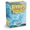 USZKODZONE Koszulki Dragon Shield Standard Sleeves - Matte Clear (100 Sleeves)