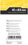 Koszulki na karty Rebel (41x63 mm) Lyra Premium, 100 sztuk