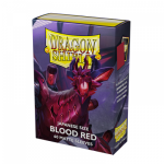 Koszulki Dragon Shield Japanese size Dual Matte Sleeves Blood Red (60 Sleeves)