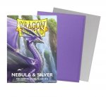 Dragon Shield Sleeves - Standard size - Matte Dual - Nebula & Silver (100 Sleeves)