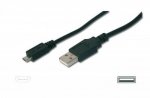 Kabel USB2.0 A/M - mikroUSB B/M 1,8m
