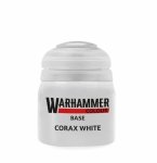 Farba Warhammer Colour Base: Corax White 12ml (Citadel)