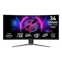Monitor MSI 34 MPG 346CQRF X24 Rapid VA UWQHD 240Hz 2xHDMI DP HUB 