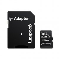 Karta pamięci microSD GOODRAM 32GB MICRO CARD cl 10 UHS-I + adapter 