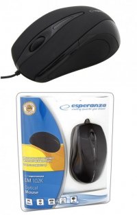 Mysz przewodowa Esperanza SIRIUS EM102K optyczna czarna 