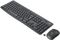 Zestaw bezprzewodowy klawiatura + mysz Logitech MK295 Silent Wireless Combo grafitowy - OTW OPAK 