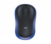 Mysz bezprzewodowa Logitech M185 optyczna czarno-niebieska - USZ OPAK 