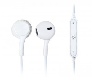 Słuchawki z mikrofonem Msonic MHS6W, Bezprzewodowe BT, Sportowe białe