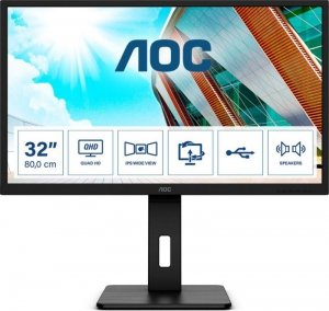 Monitor AOC 31,5 Q32P2 2xHDMI DP 4xUSB 3.1 głośniki